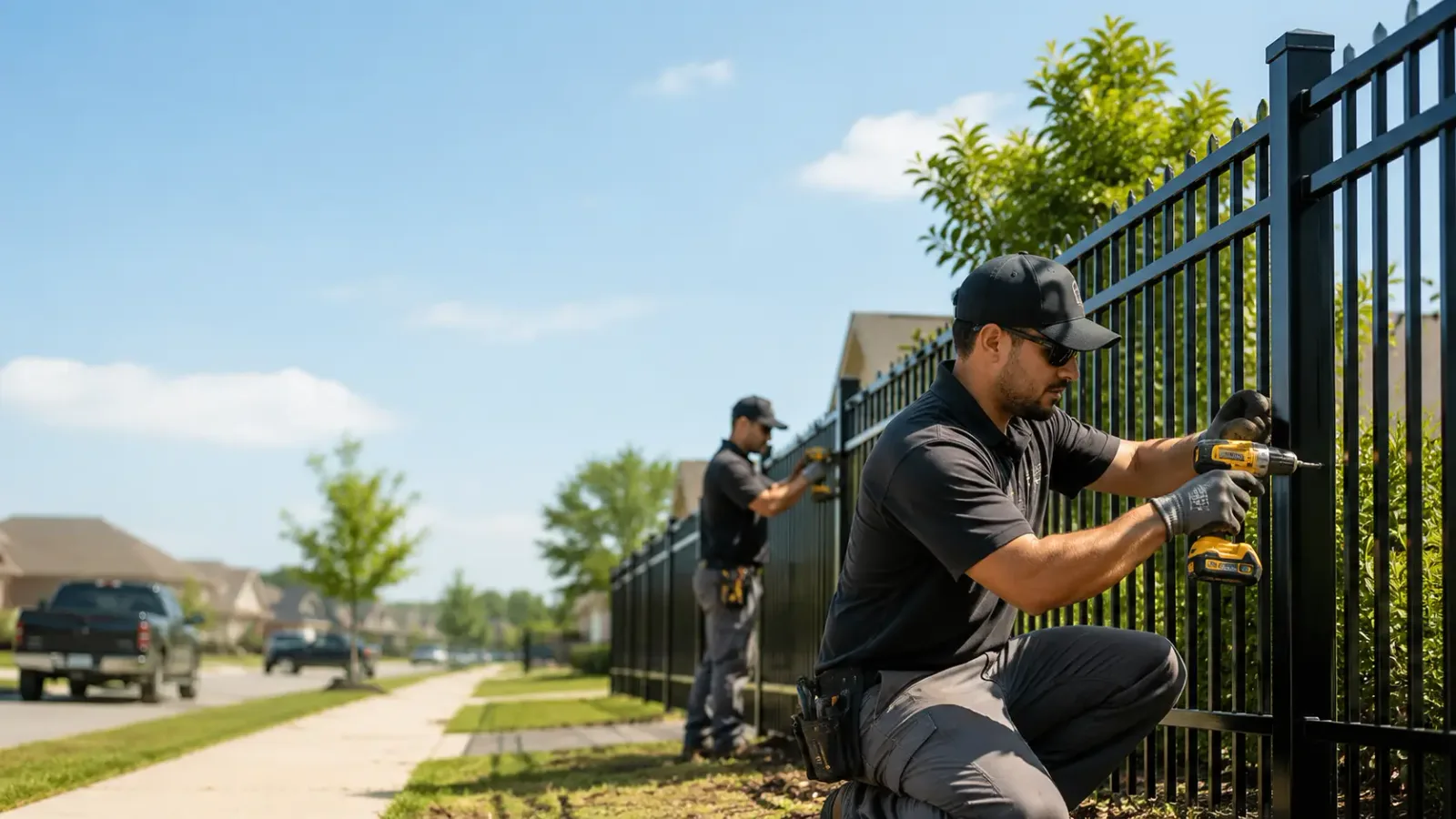Metal Fence Installation in Cary, IL
